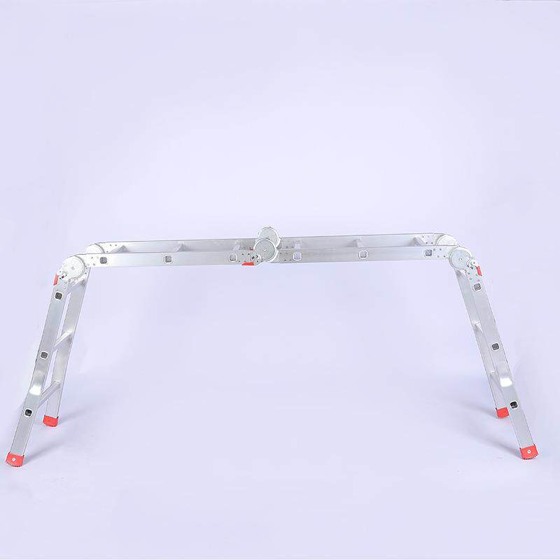 八字腿金冲015压折叠梯铝合人字4梯加厚工梯程梯子折冲压子