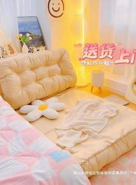 懒人发沙两用阳台休闲小沙沙飘窗躺椅可JCQ躺可发睡榻榻米折叠发