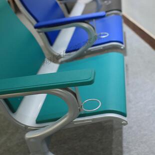 门诊大厅排候沙发高承重钢架自结构耐诊磨pu连结面料厂WMK家直销