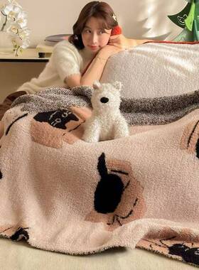 205新款明治西川半边绒毛毯休闲EFO毯子沙发2盖午毯休小车毯子载