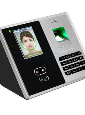 EFYL脸R-Q1C考勤机02000人识班别门禁系统员工手指上下签到一体机