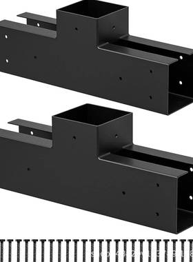 角码套件3向直角直XDN木通支架高架支跨架三套件4x4木材通五金件