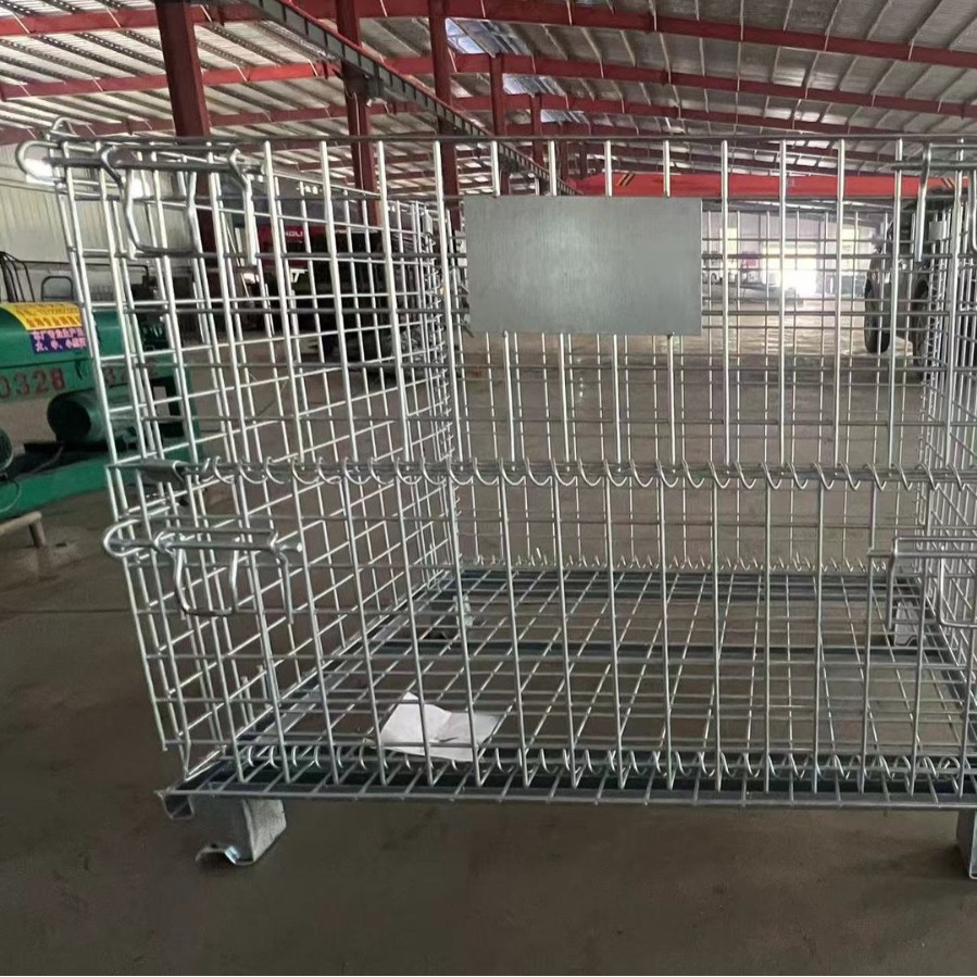 车间移动折叠不锈钢仓储笼