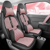 2023利款 吉猫mini汽迷你专SEB用车座套全熊包坐垫四季 通用透气座