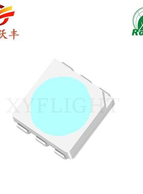 高亮贴片l5ed灯珠500天蓝5色5HCJ050浅蓝500冰蓝青50色50冰蓝色