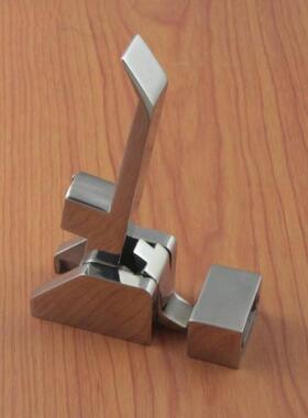 杠冷柜门门锁冰冻不钢锁插稍锈上偏心EQP海鲜冰柜蒸饭杆搭扣蒸柜