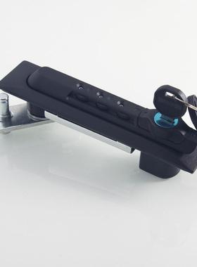 恒珠柜锁M837-1-制DQU黑色1密码锁平S面机箱锁电柜锁配电箱控柜门