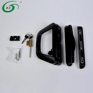 阳单边豪带KJS华移门锁厚重实心别墅对接锁澳式台门璃匙玻门拉手