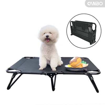 CanboPet Summer Waterproof Large Dog Folding Pet Camp Bed