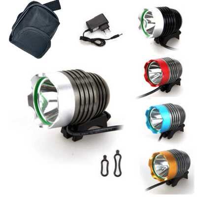 LED T6 自行车灯 6x18650套装 头灯 U2 L2充电LED车灯强光6-7小时