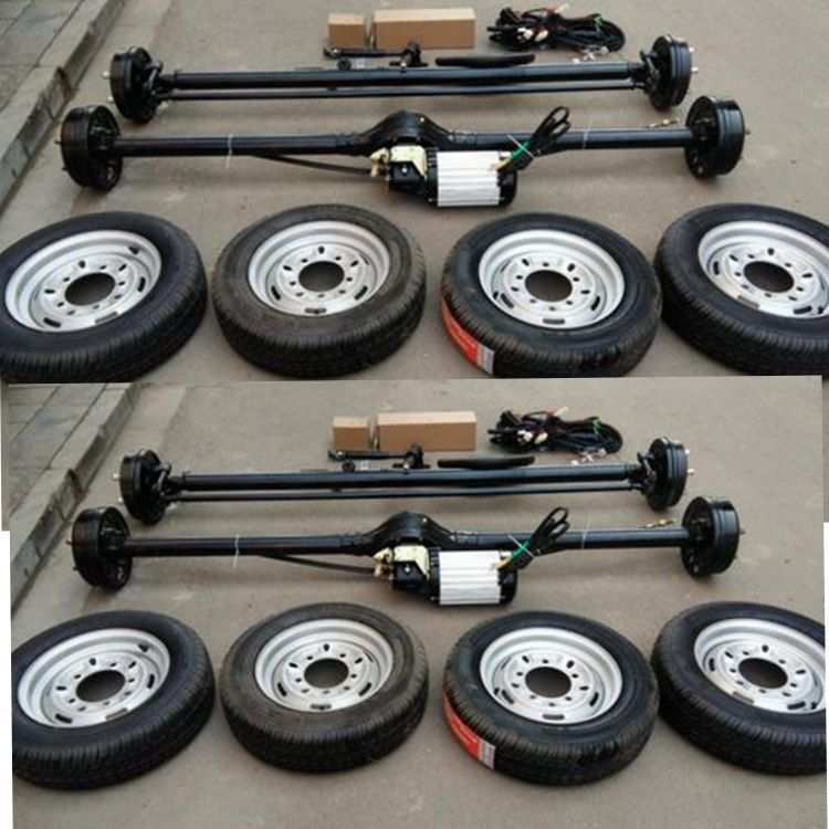 适用于电动三轮车后桥改装总成通用全套72v2500w电动汽车碟刹后桥