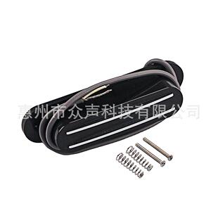 曼陀林拾音器黑色双轨拾音器吉他配件拾音器