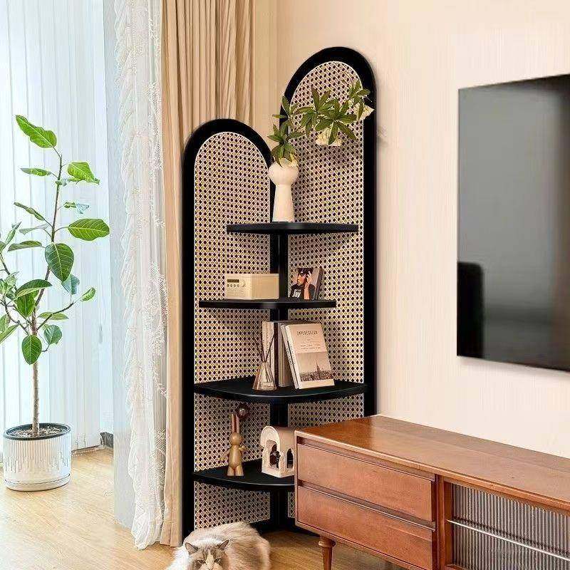 角柜转角柜极简多层小户型阳台圆弧置物柜墙边三角柜墙角柜展示架,电子元器件市场,其它元器件,淘宝优惠券,粉丝福利购,淘宝优惠卷