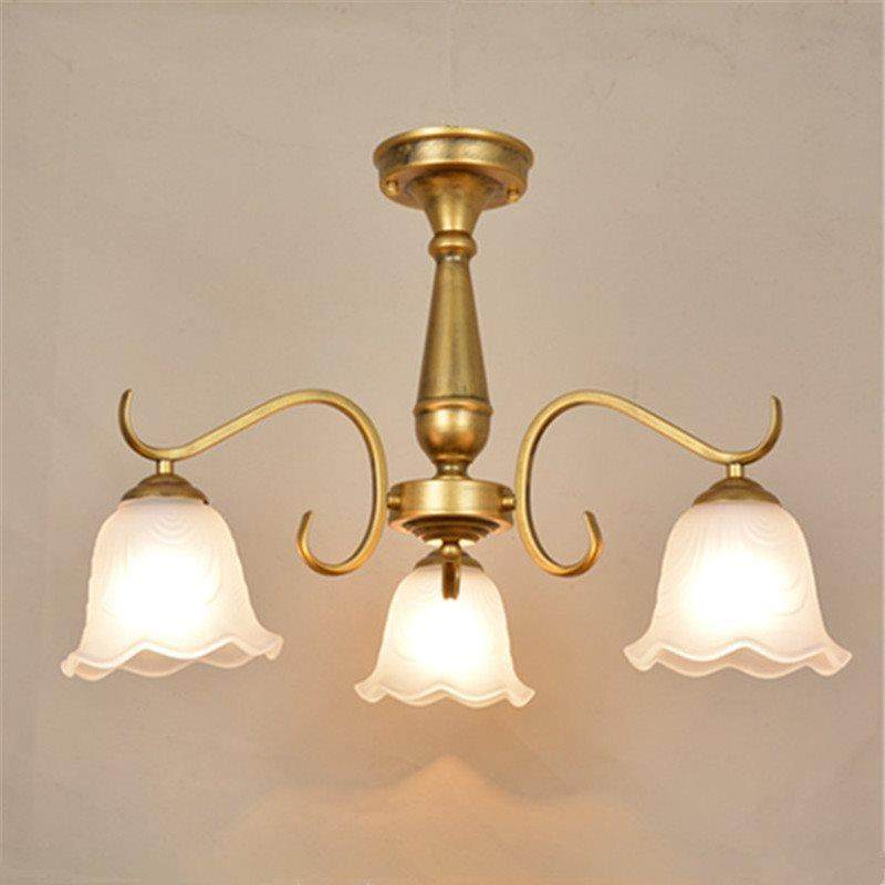 欧式铁艺铜色烤漆复古吸吊灯客厅卧室餐厅书房美式简约灯饰新款,家装灯饰光源,智能吊灯,淘宝优惠券,粉丝福利购,淘宝优惠卷