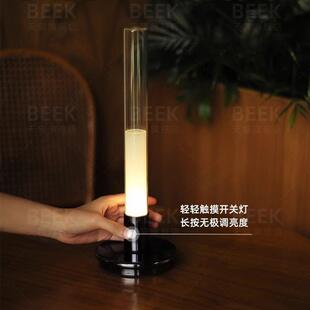 法式复古免布线烛台壁灯西班牙中古风走廊可拆卸吧台露营充电台灯