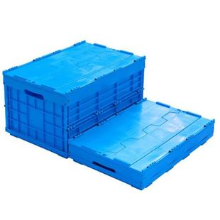 可折叠带盖塑料箱物流周仓转箱家库储存箱居收纳箱3600 400PMG
