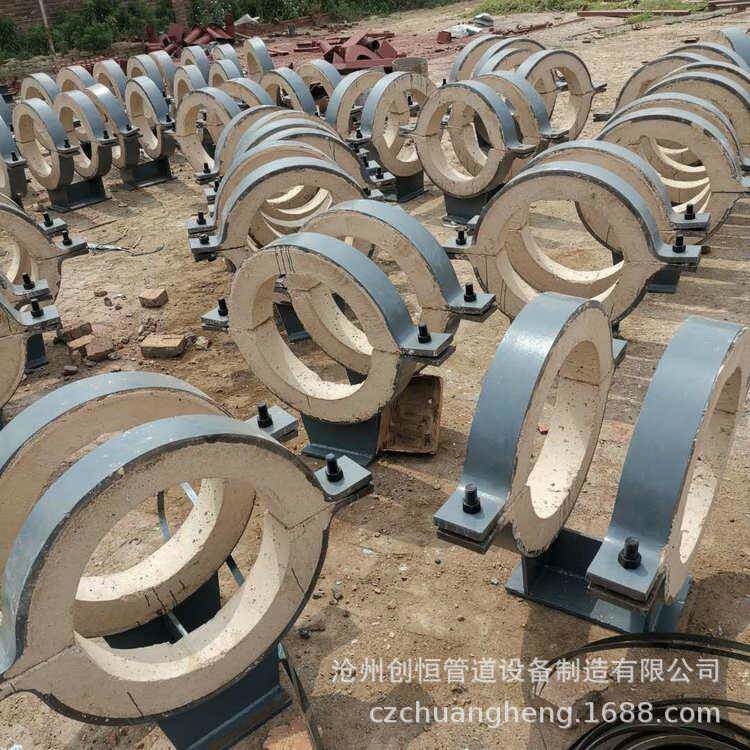 t/h座式管托滑动支座定固道规格型号支座固定导向式管支架鞍保冷