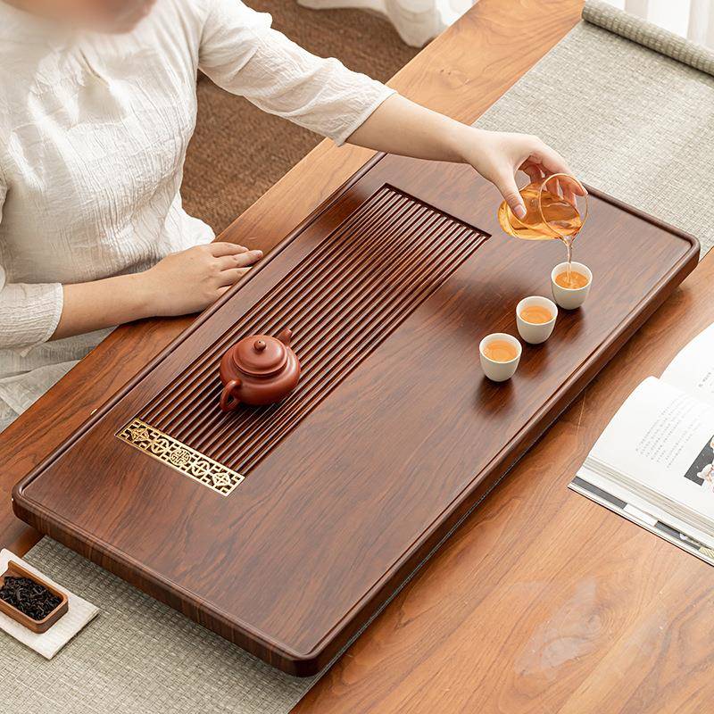 盘简约家块用电CX-CP33木款小茶型干泡茶台整高端办公室茶托盘排