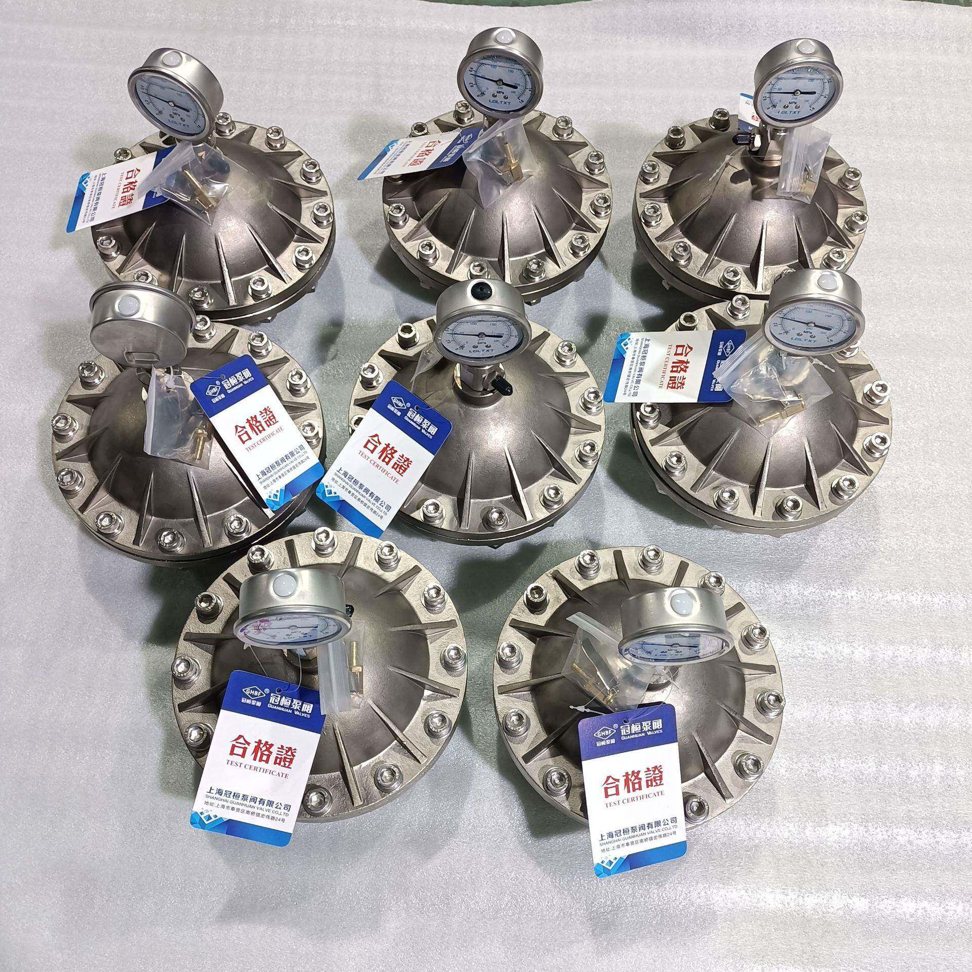 G耐HMZ10-P不锈钢阻螺纹腐蚀隔膜脉冲尼器规格OLS参数