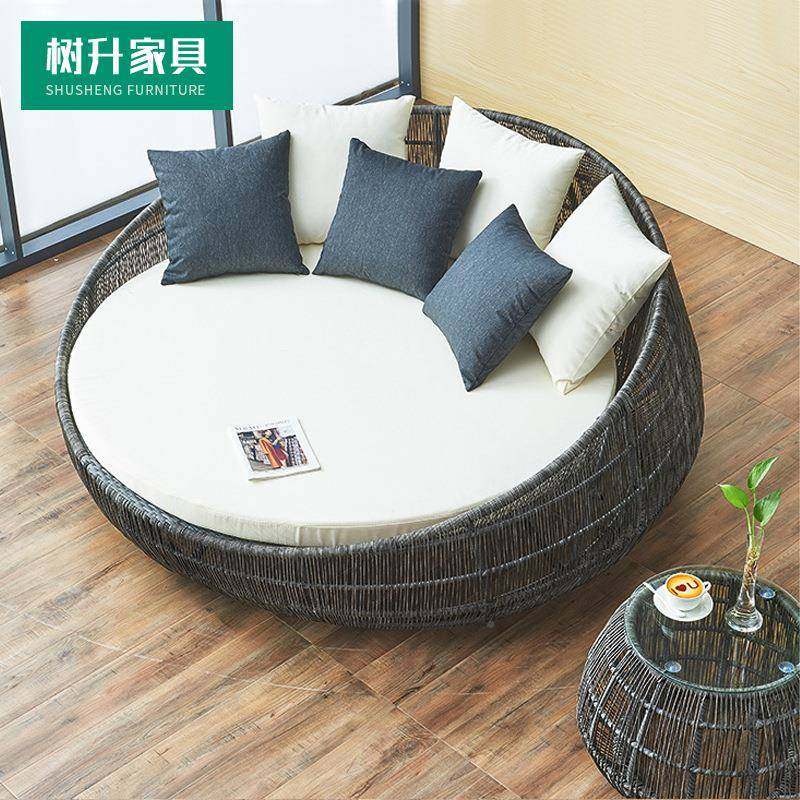 形户外家具庭编织藤艺沙发室外阳台酒店露泳SS-HW103天池休院闲圆,商业/办公家具,商用藤编家具,淘宝优惠券,粉丝福利购,淘宝优惠卷