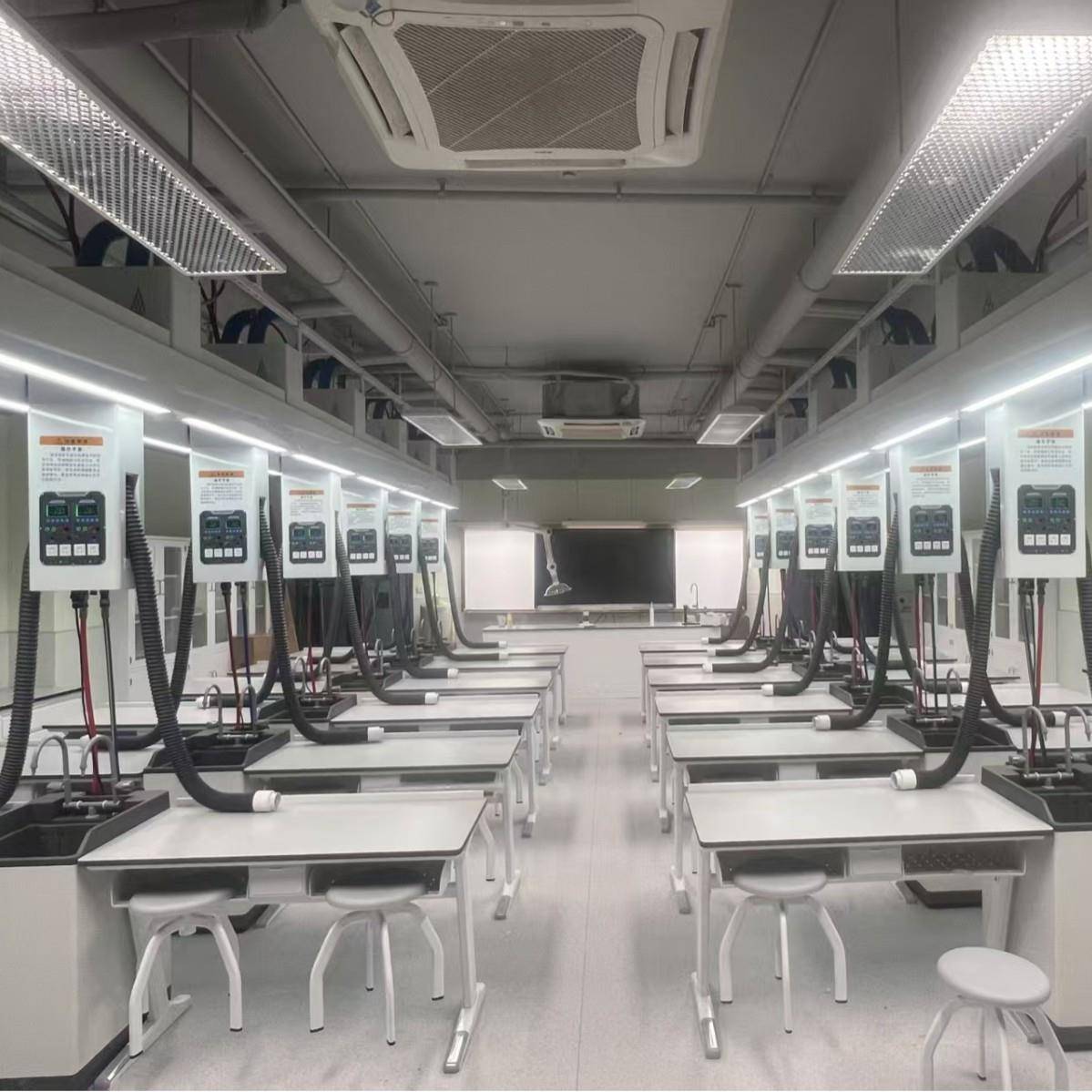 备校学化学物实验桌生物教室准室中小学理ZJ101新型铝塑实验桌操