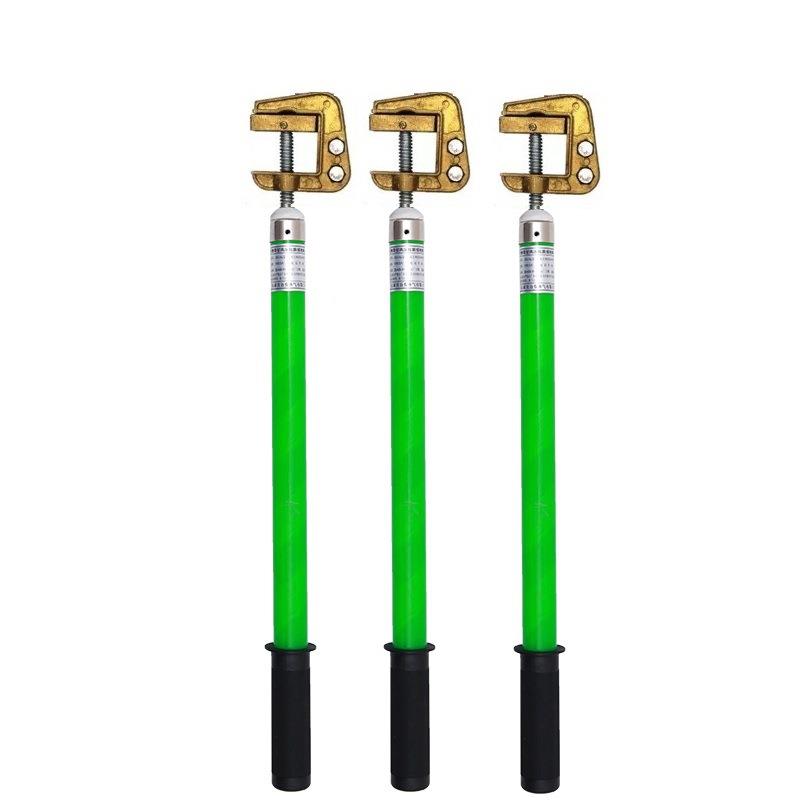 高k压接地线670DX-NLT-35KV接地棒全铜螺全旋压紧铜接J地线35v百