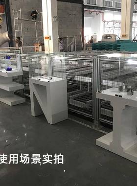 木质烤漆工艺异字璃母柜形柜带灯玻JSQ02203柜设作计制展示柜