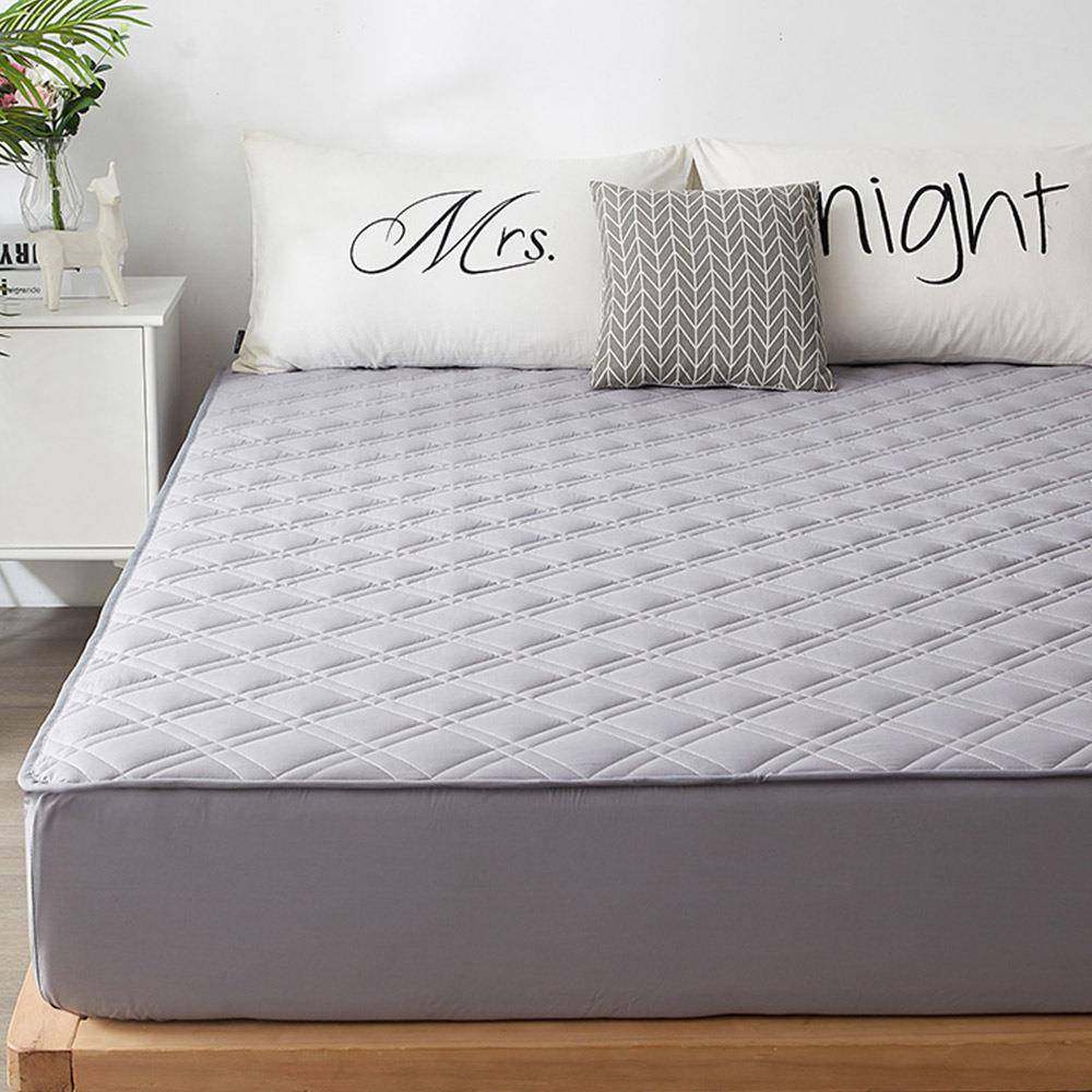 纯色床罩垫保席护套J加厚床套防FS756196滑固定防尘套梦思全包ω,床上用品,床裙,淘宝优惠券,粉丝福利购,淘宝优惠卷