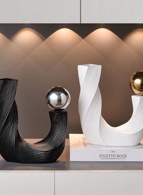 装代轻奢高档柜饰品摆DBAeCjGM件客厅电视柜餐边柜现书酒柜个性抽