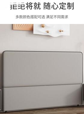 床头新单买落地法式落网地软靠背红款实木家单双人单个床AXN头用