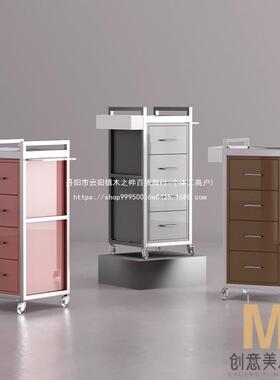 品款理发店工具发型师抽屉柜m式美发店产tlznu+fg落地柜子新发廊