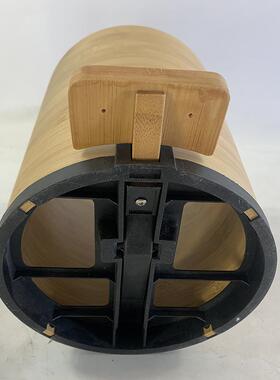 竹圆制圾桶垃桶带盖浴室卧室客厅办公脚踏式收纳筒室OQB静音缓降