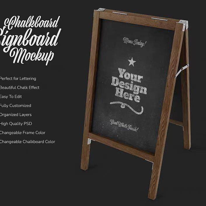 双面儿童绘画黑板酒吧广告牌木质复古展示小黑板吧台留言板,文具电教/文化用品/商务用品,黑板/黑板贴,淘宝优惠券,粉丝福利购,淘宝优惠卷