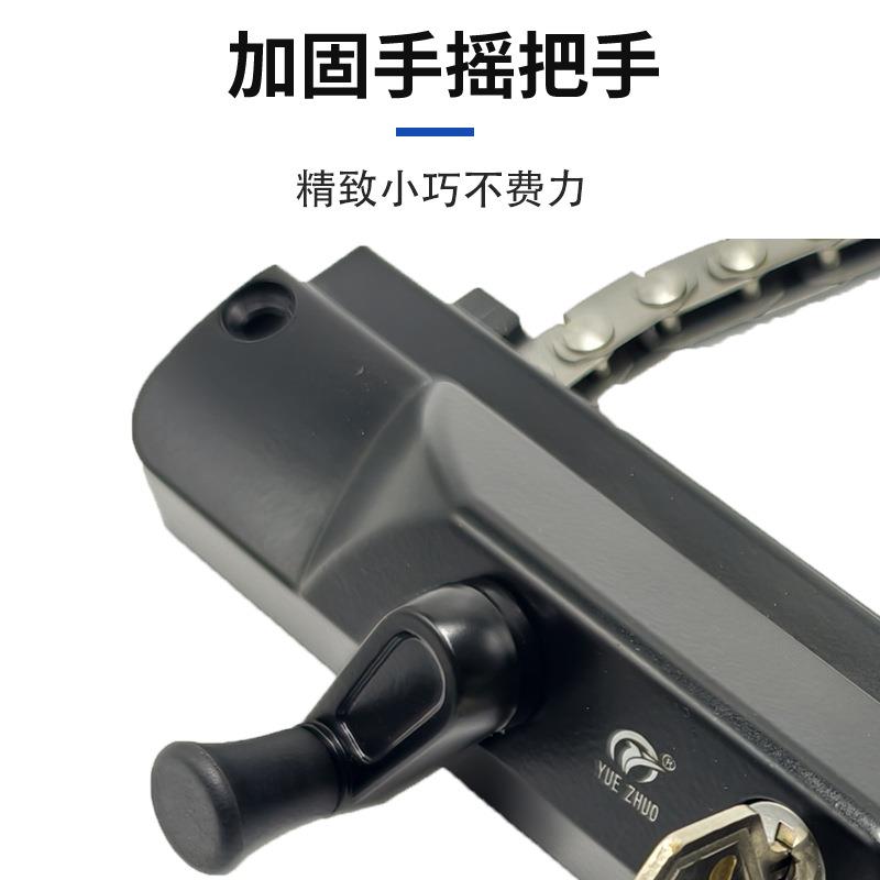 粤卓出口澳洲链条手摇开窗器铝合金门窗配件幕墙上悬窗开启开窗