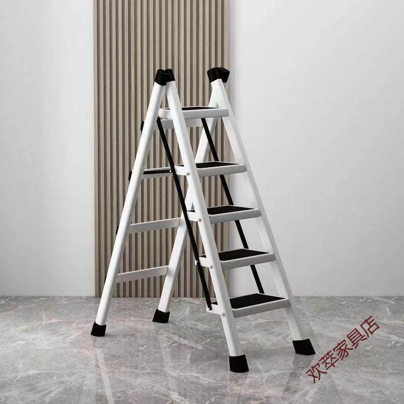 梯子家用折叠伸缩小型轻便三步梯凳多功能人字梯踏步爬梯收缩楼梯