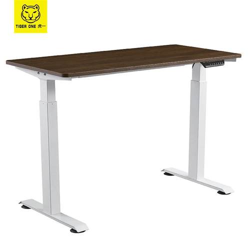 电动升降桌架办公桌智能高低可调电脑桌双电机三二节方管腿椭圆脚