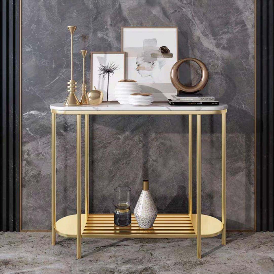 简约现代大理石进门入户端景台玄关装饰柜铁艺超窄靠墙边桌,电子元器件市场,其它元器件,淘宝优惠券,粉丝福利购,淘宝优惠卷