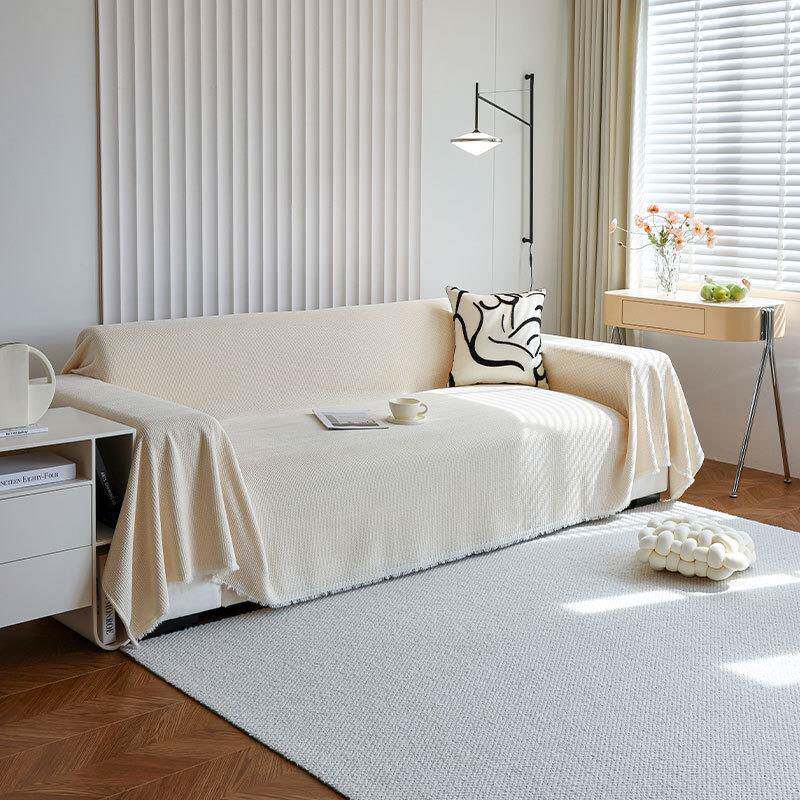 雪尼尔沙发垫四季通用一体式全盖沙发巾皮沙发保护套沙发盖布垫子