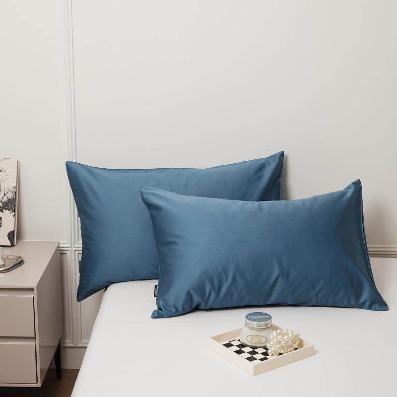 纯色轻奢100支长绒棉全棉枕套一对装枕头套单个48cmx74cm双人夏季,床上用品,枕套,淘宝优惠券,粉丝福利购,淘宝优惠卷