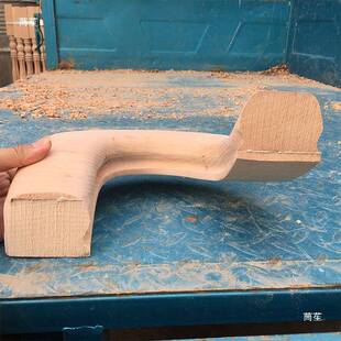 实木楼梯扶手U型弯头180度转角连接弯头榉木橡胶木红橡木