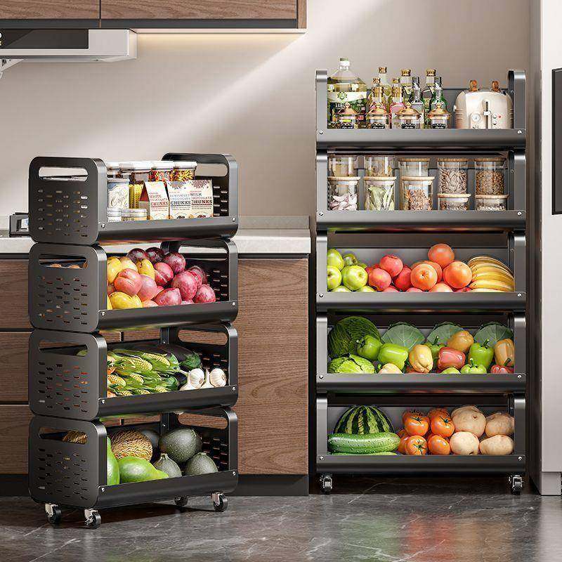 厨房置物架家用小推车落地激动多层多功能水果蔬菜菜篮子收纳架子,厨房/烹饪用具,抹布架/厨房清洁收纳架,淘宝优惠券,粉丝福利购,淘宝优惠卷