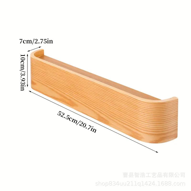 壁挂式木质衣架客厅玄关处衣服挂架胡桃木衣帽挂钩单板木制衣架