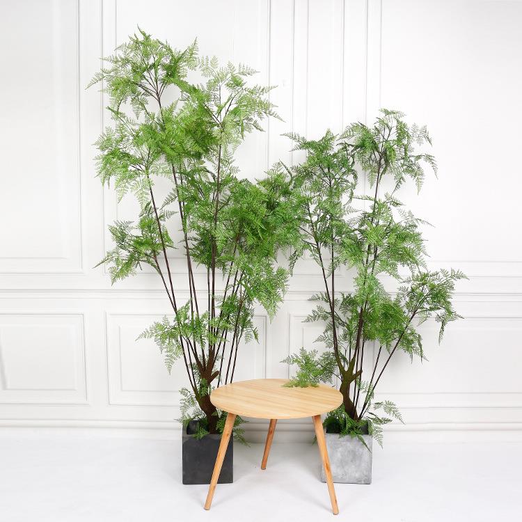 高档仿真蕨草植物盆景客厅大型仿真蕨树盆栽装饰假树摄影道具