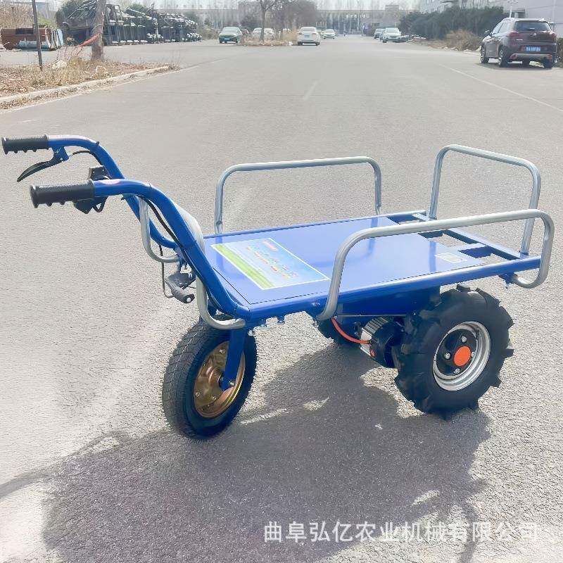 家用小型电动手推车2200W电机养殖搬运平板车蔬菜化肥运输鸡公车