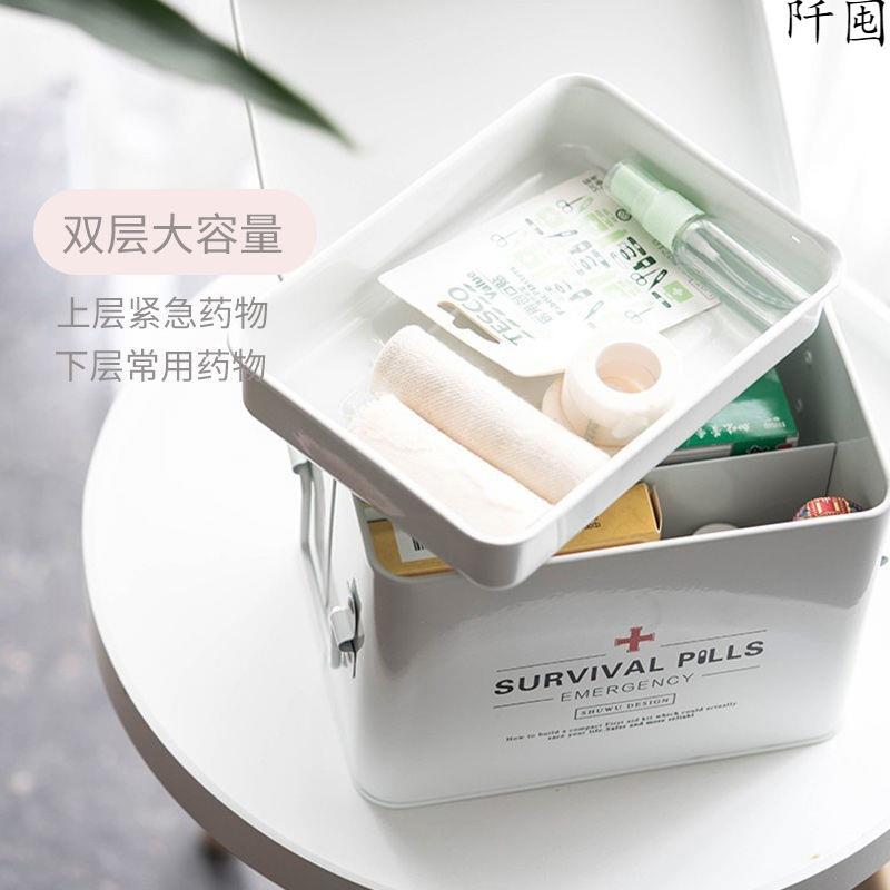 家庭医箱家用小箱多层特大号大容量整理急救箱收纳箱