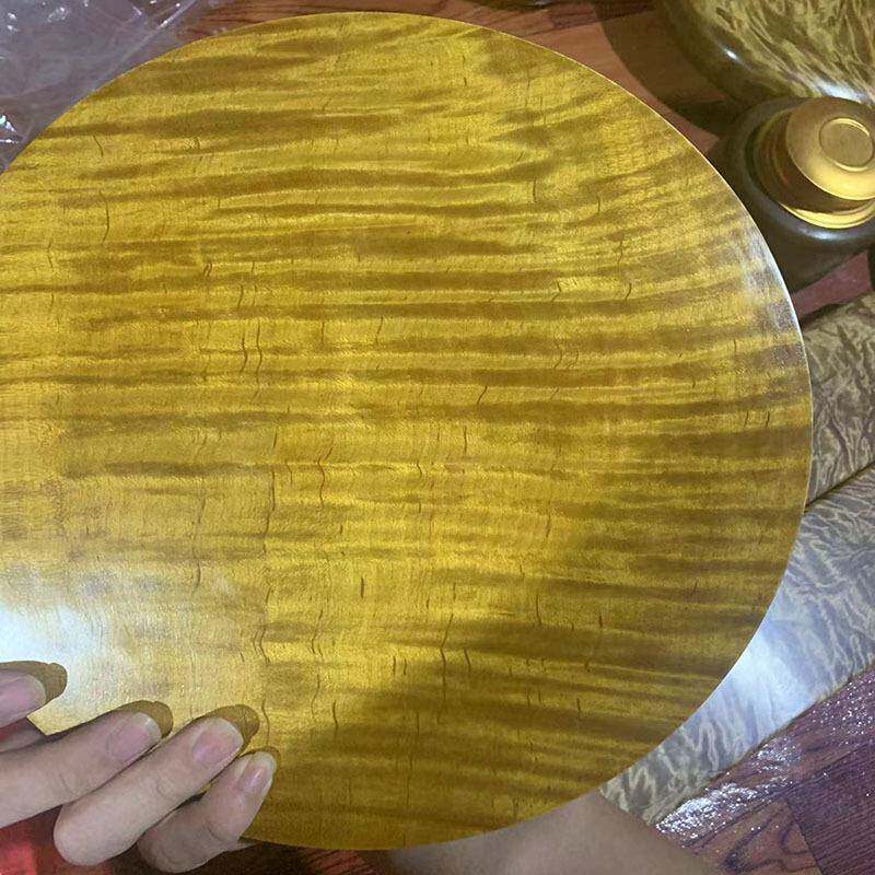 金丝楠木波纹菜板摆件楠木桌面工艺装饰品收藏送礼佳品