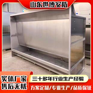 水帘柜环保除尘喷漆柜不锈钢打磨除尘漆雾处理涂装设备水帘喷漆柜