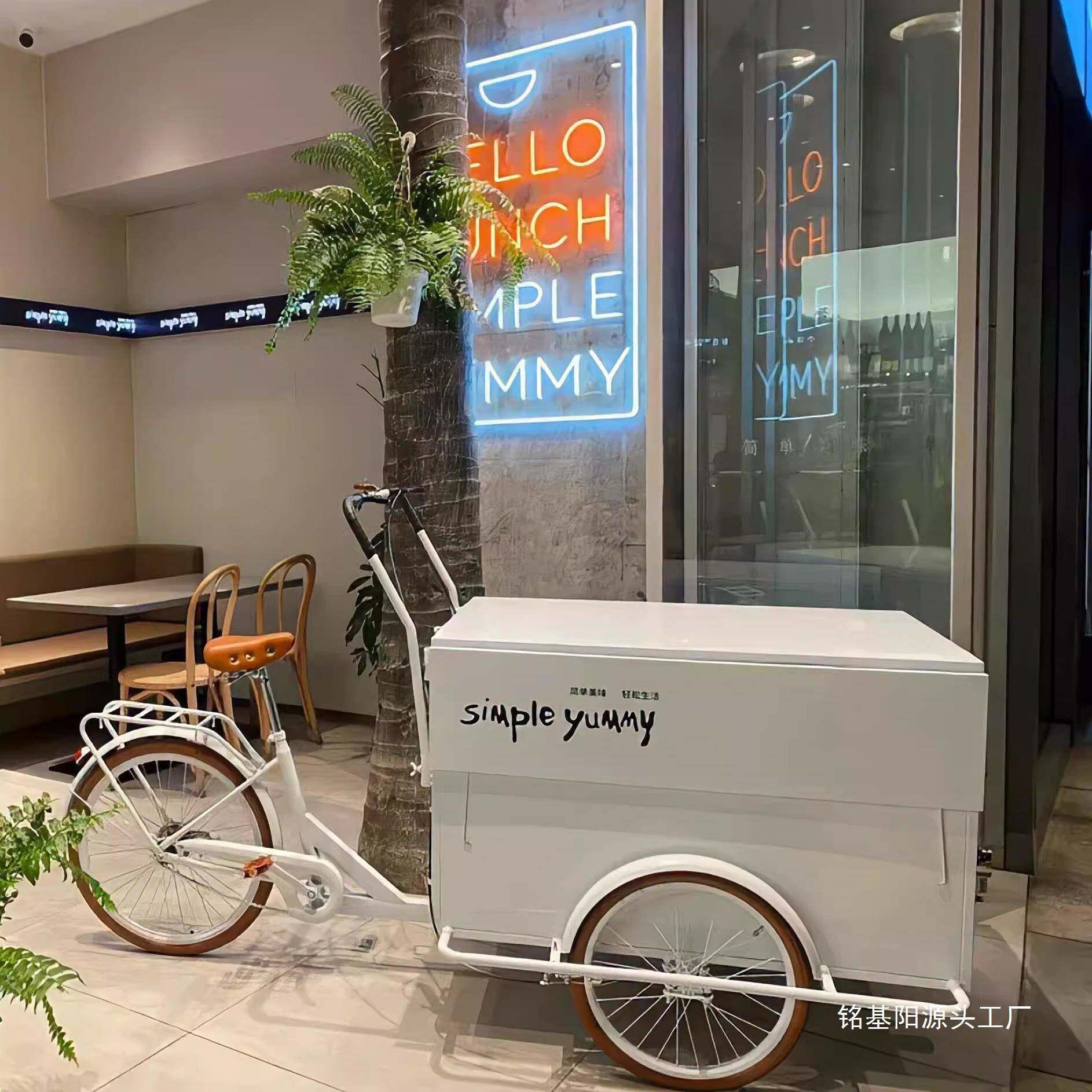 移动摆摊餐车夜市烧烤倒骑驴三轮车饮品小吃摆摊车户外售卖餐车