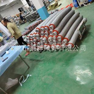 耐高温可伸缩隔热降温降噪柔性风管软管硅橡胶