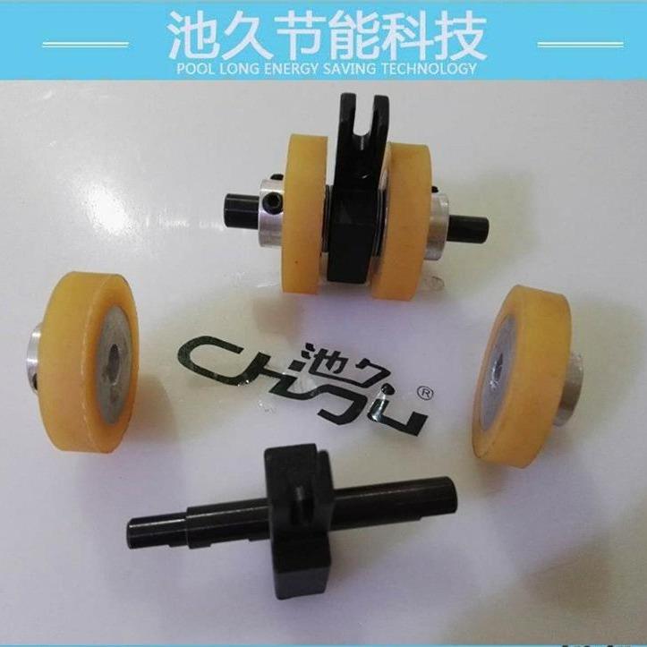 纺机配件自动模板机GC673款胶轮压脚组件